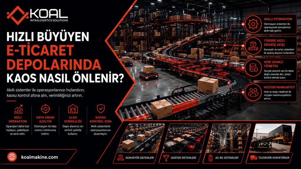 Hızlı Büyüyen E-Ticaret Depolarında Kaos Nasıl Önlenir?