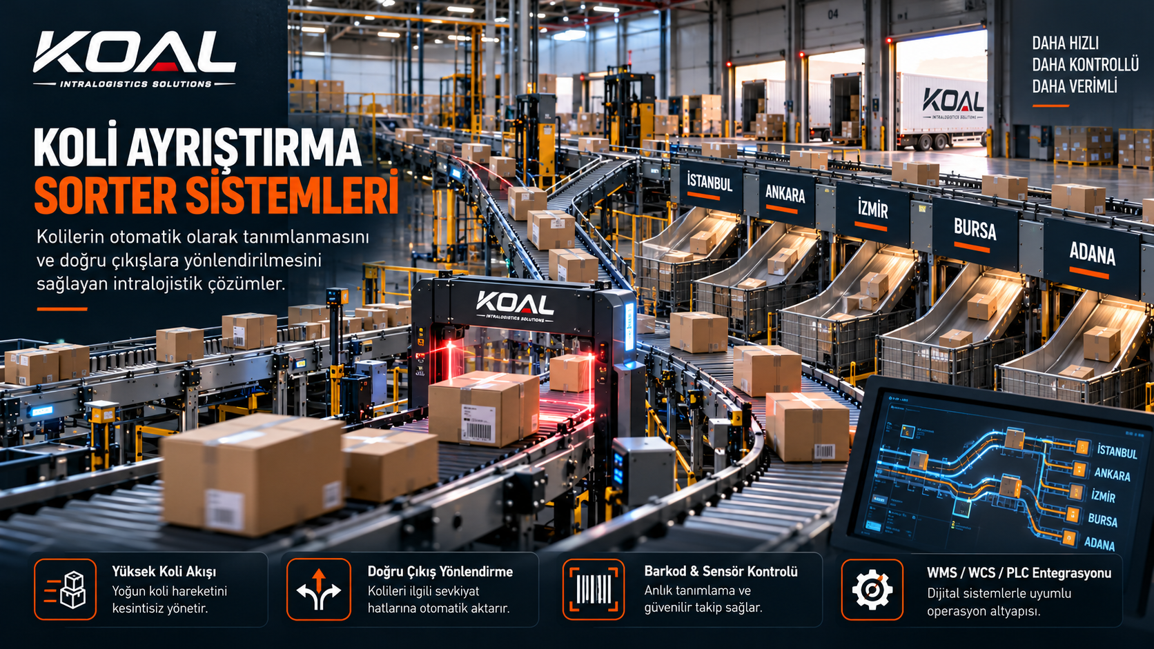 Koli Ayrıştırma Sorter Sistemleri